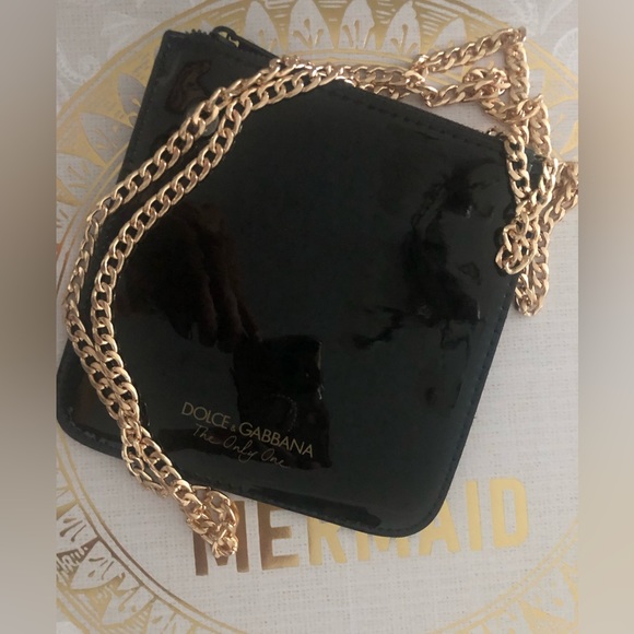 D & G Black Patent Redesigned/Restyled Crossbody Authentic Beauty case revamp - Picture 3 of 12